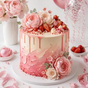 Vanessza - epres nagylányos torta